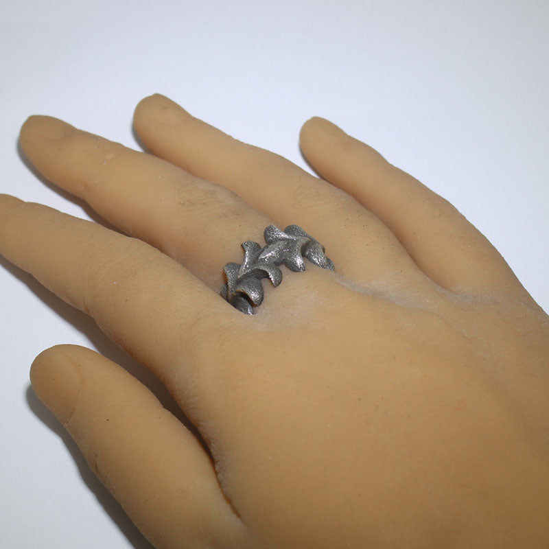 Silver ring by Wilford Henry