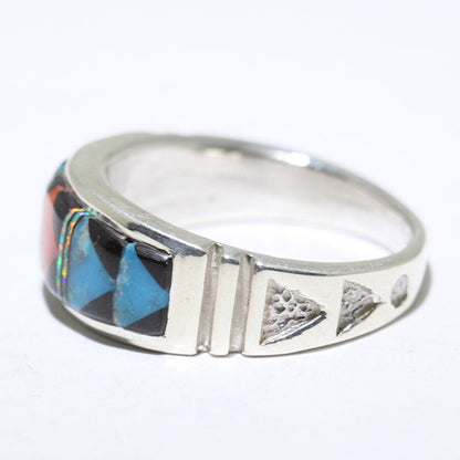 納瓦霍族鑲嵌戒指 - 11