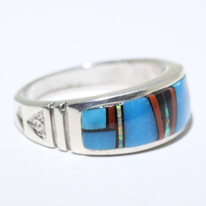 Inlay Ring by Navajo- 11.5