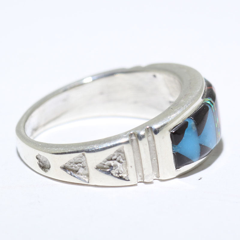 Bague incrustée par Navajo - Taille 11.5