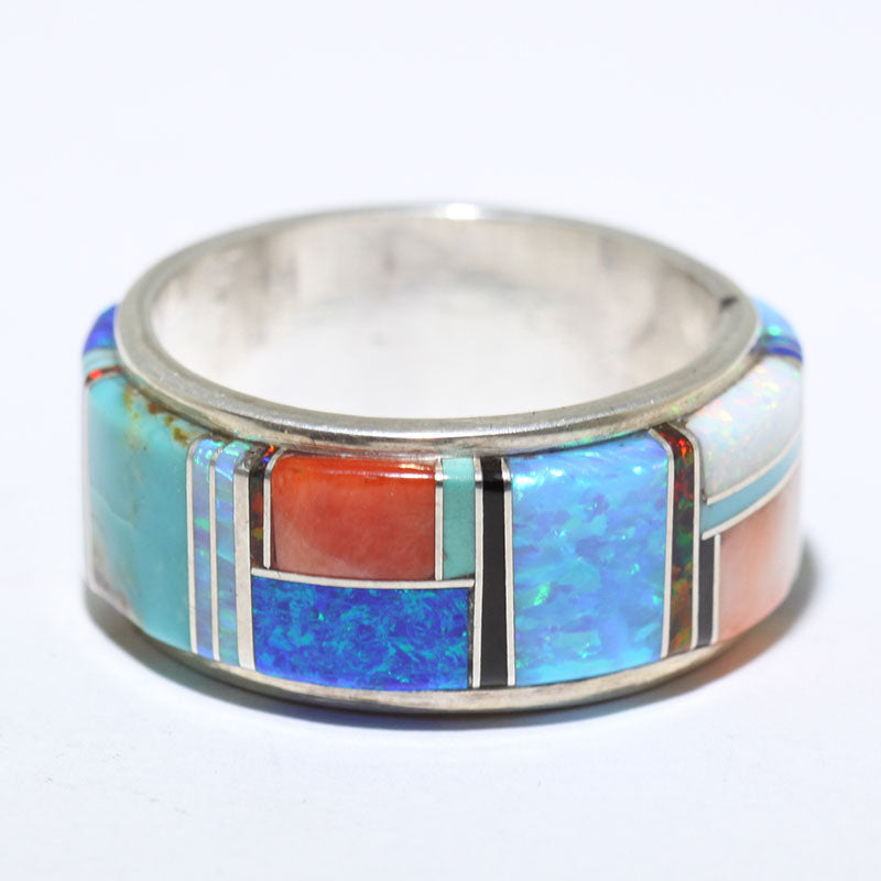 Inlay Ring ng Navajo - 11.5