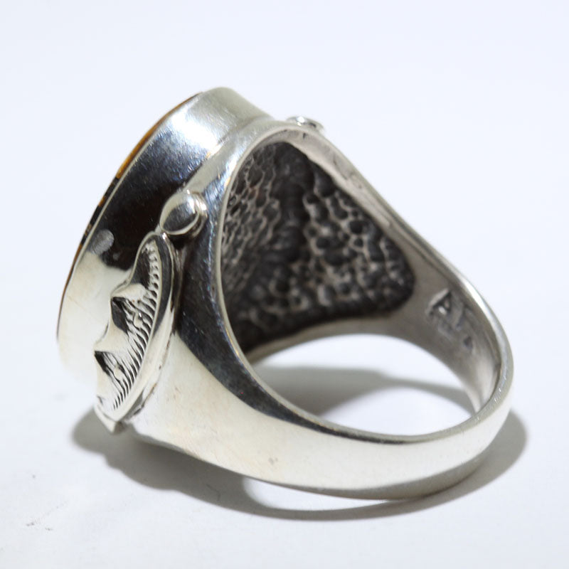 Anillo con incrustaciones de los Navajo - Talla 11