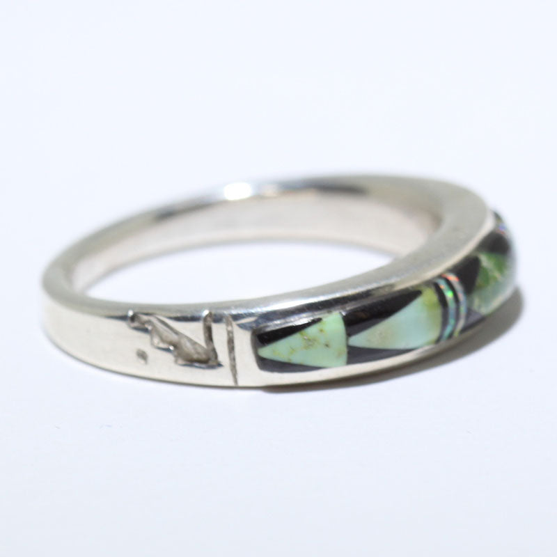 Anillo con incrustaciones por Navajo - Talla 9