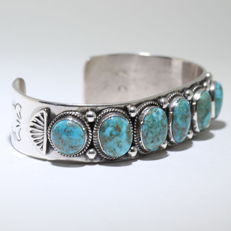 Turq Mtn Bracelet by Robin Tsosie 6-1/4"