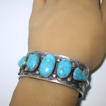 Turq Mtn Bracelet ni Sheila Tso 5-3/4"