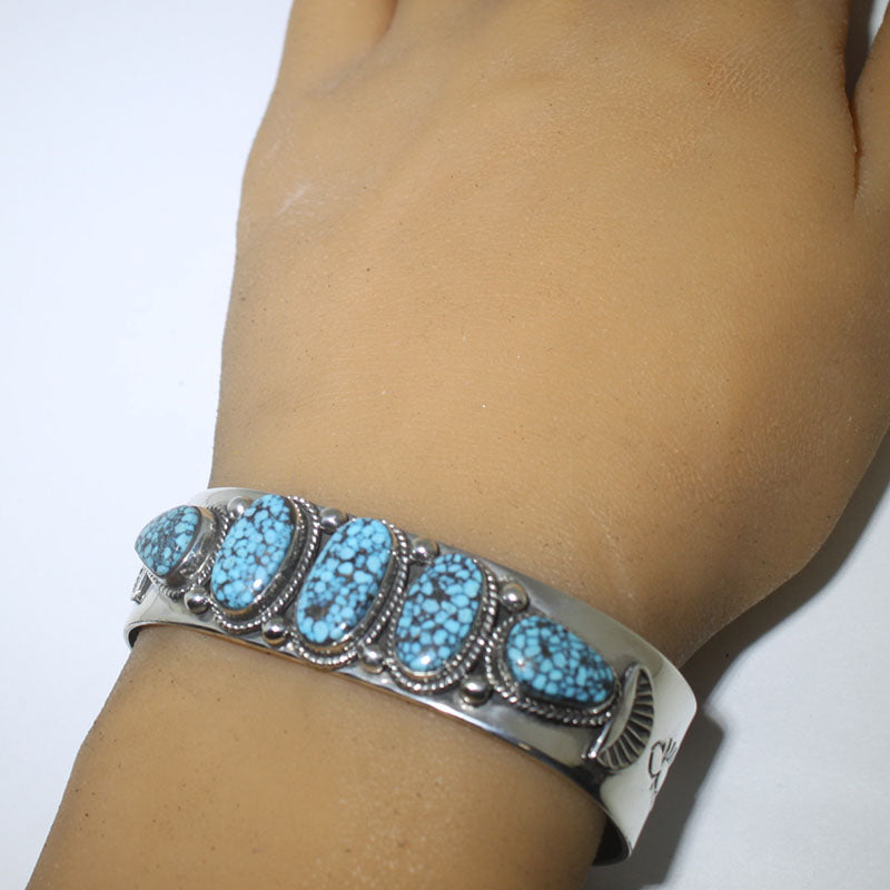 Kingman Bracelet by Robin Tsosie 6"