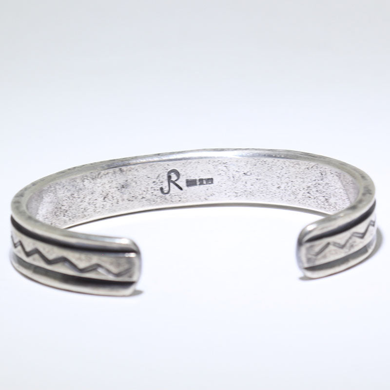 Bracciale in argento moneta di Jesse Robbins 5-3/4"