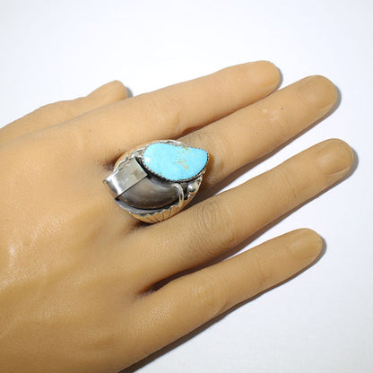 Anillo Kingman por Navajo - Talla 11.5