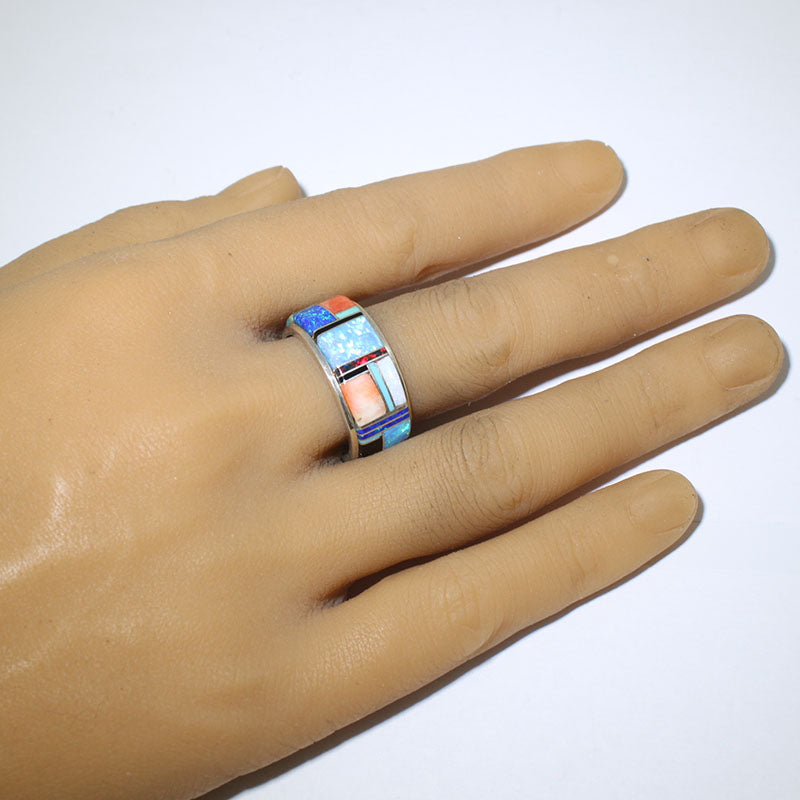 Inlay Ring by Navajo- 11.5