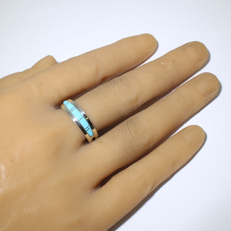 Cincin Inlay oleh Navajo