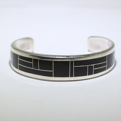 Gelang Inlay oleh Navajo ukuran 5-1/4"