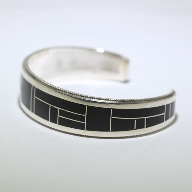 Gelang Inlay oleh Navajo ukuran 5-1/4"