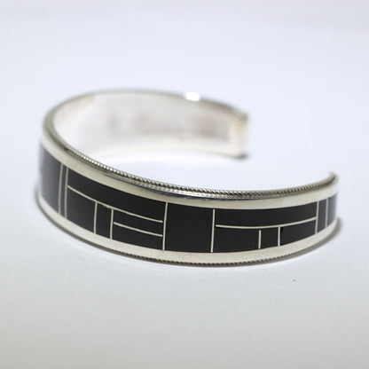 Inlay-Armband von Navajo, Größe 5-1/4"