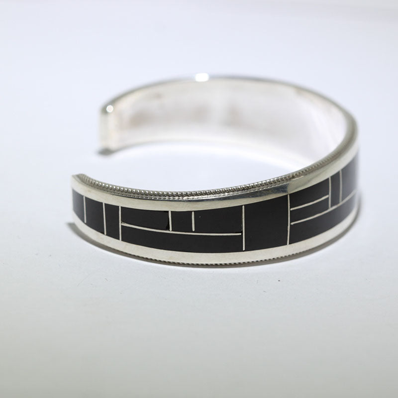 Gelang Inlay oleh Navajo saiz 5-1/4"