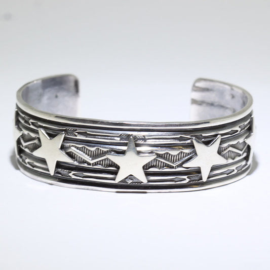 Pulseira Estrela de Prata por Sunshine Reeves 5-1/4"