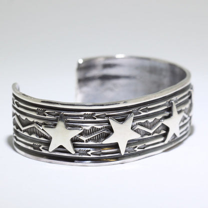 Pulseira Estrela de Prata por Sunshine Reeves 5-1/4"