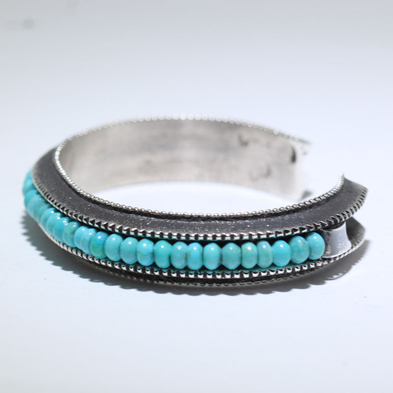 Turquoise Bracelet by Aaron Anderson 5-1/4"