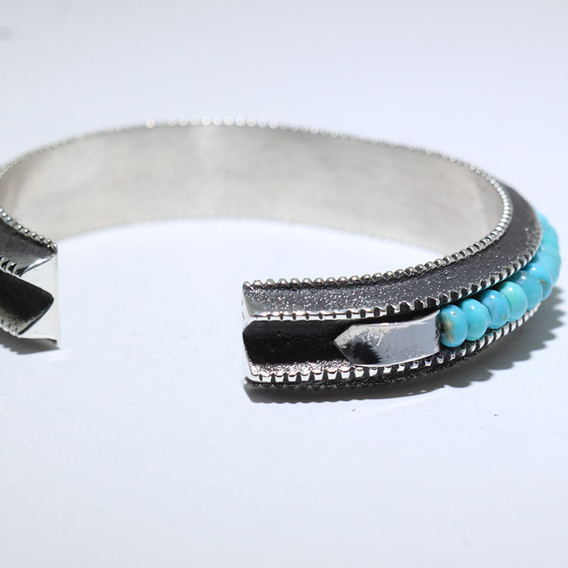 Turquoise Bracelet by Aaron Anderson 5-1/4"