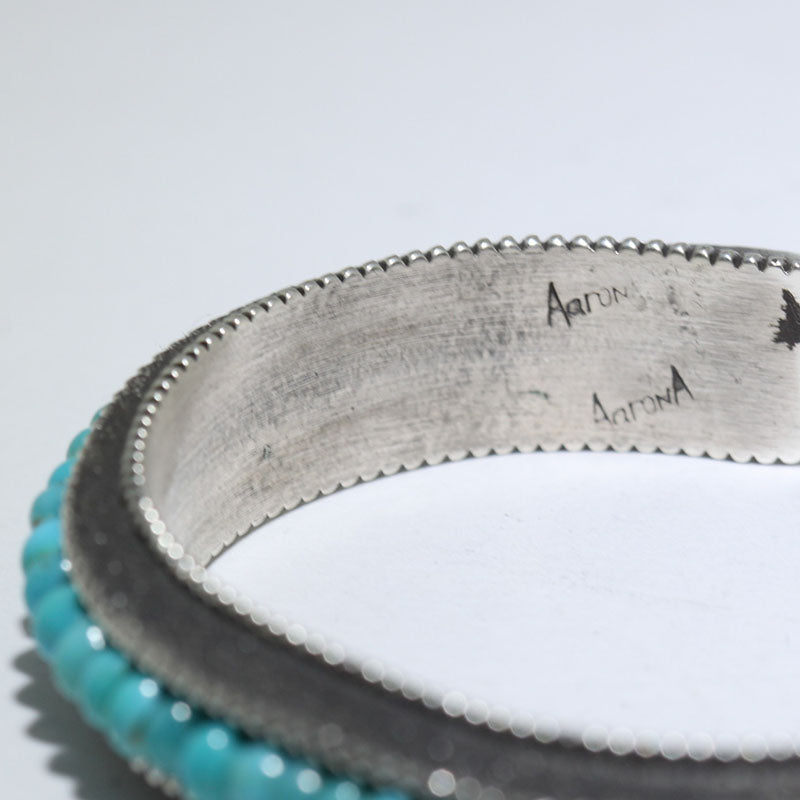 Bracelet en turquoise par Aaron Anderson 5-1/4"