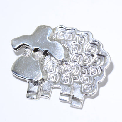 Broche Mouton par les Navajo