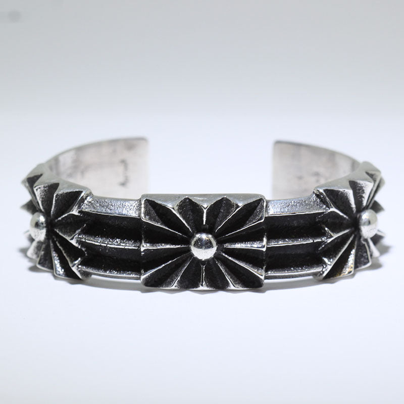 Bracelet en argent par Aaron Anderson 5-1/2"