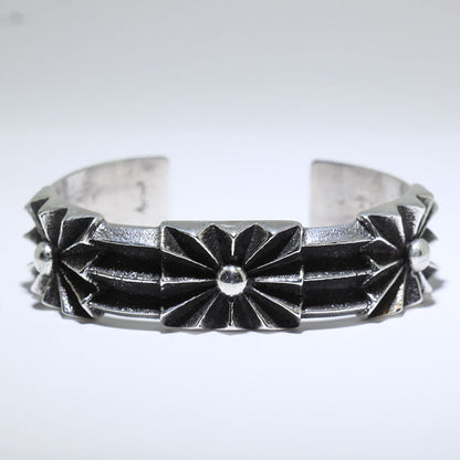 Bracelet en argent par Aaron Anderson 5-1/2"