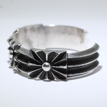 Bracelet en argent par Aaron Anderson 5-1/2"