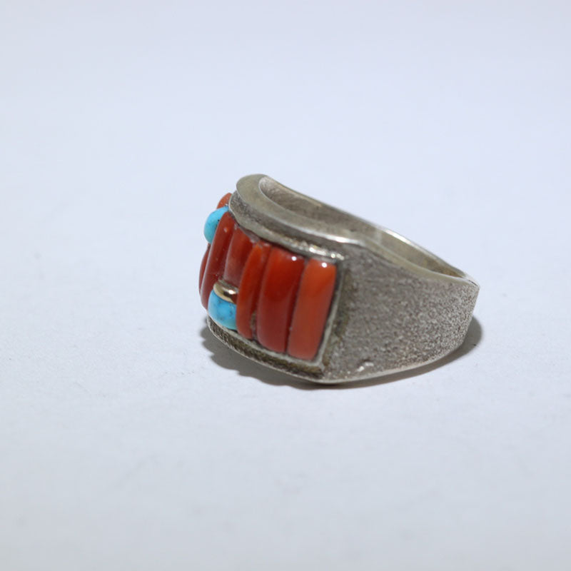 Inlay-Ring von Matthew White Größe 8