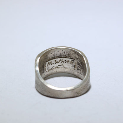 Inlay-Ring von Matthew White Größe 8