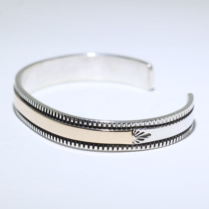 14K/Silver Bracelet by Bruce Morgan