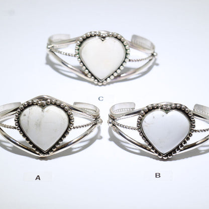 Bracelet Cœur par Fred Peters 4-3/4"