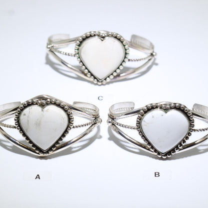 Heart Bracelet by Fred Peters 4-3/4"