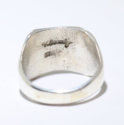 Inlay-Ring von Veronica Benally - Größe 6.5