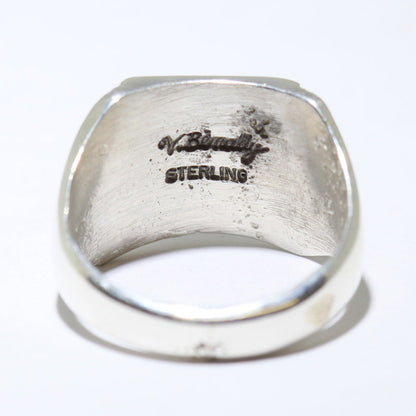 Cincin Inlay oleh Veronica Benally - 7