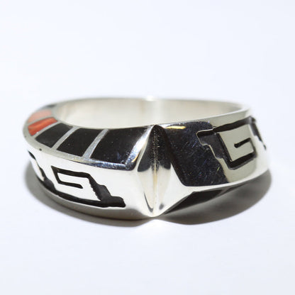 Bague incrustée par Lonn Parker - Taille 10.5