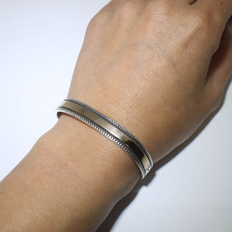 14K/Silver Bracelet by Bruce Morgan