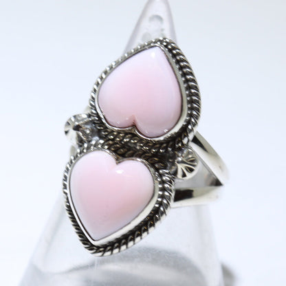 Double Heart Ring by Navajo
