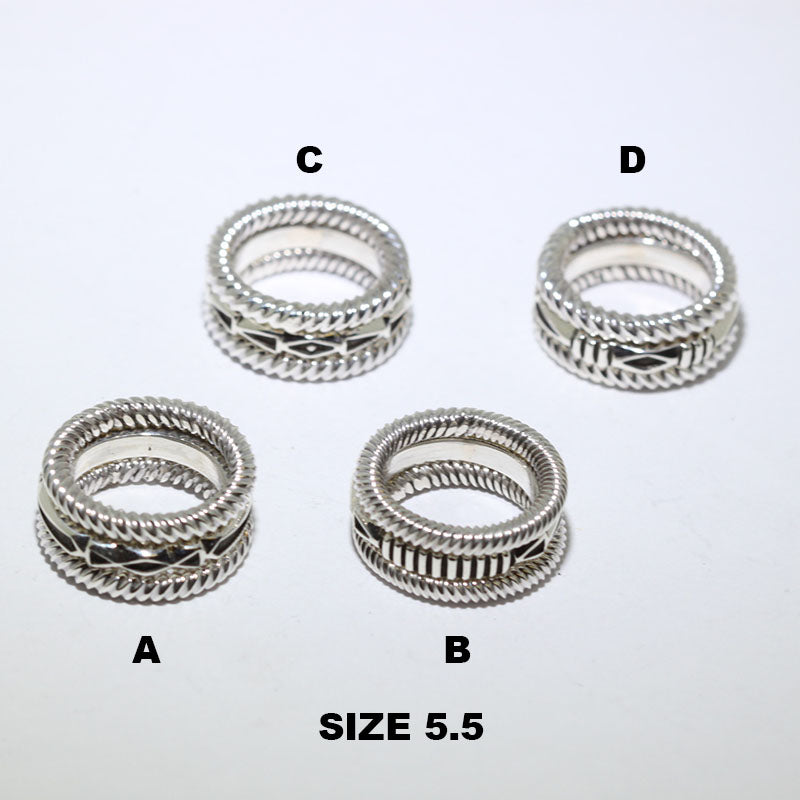 3 Set Silver Ring ni Jennifer Curtis