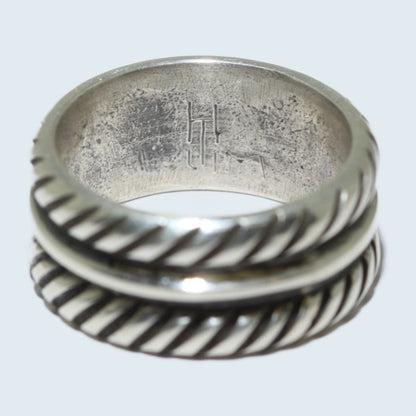 Anello in argento sterling di Harrison Jim misura 11.5