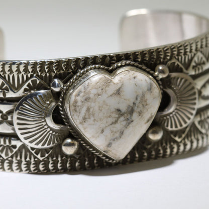 Pulsera de Corazón por Darrell Cadman 5-1/4"