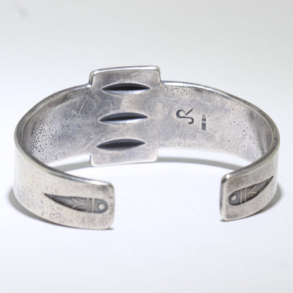 Silver Bracelet by Jesse Robbins 5-3/4"