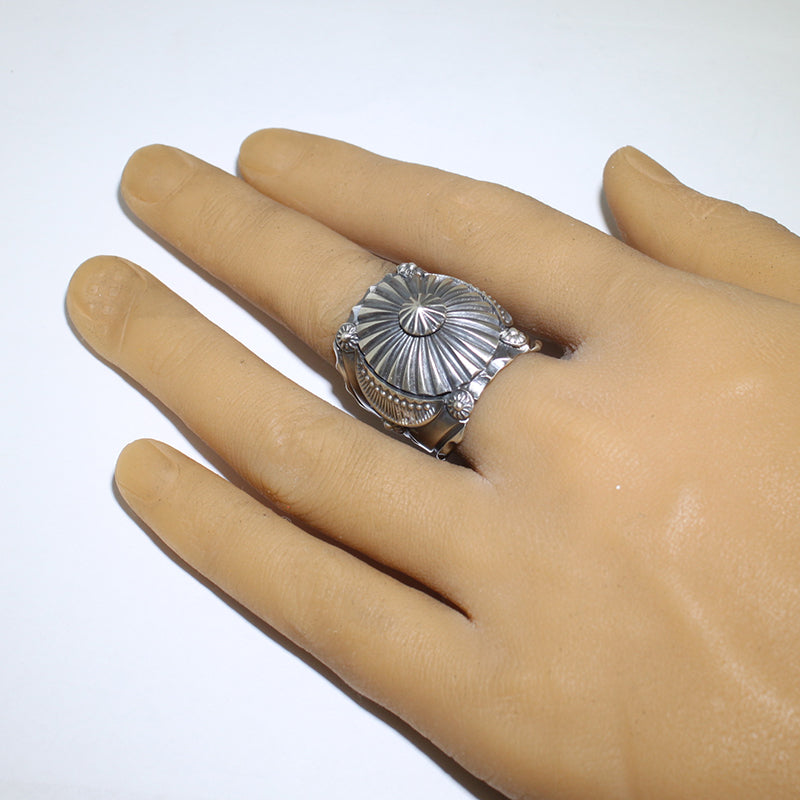 Anillo de plata por Delbert Gordon - Talla 11.5