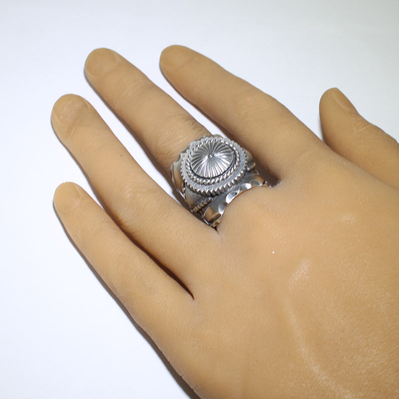 Bague en argent par Delbert Gordon - 10