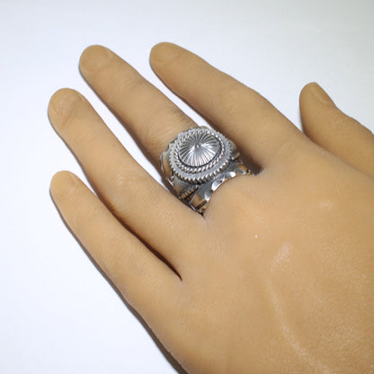 Zilveren Ring door Delbert Gordon - 10