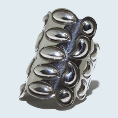 Серебряное кольцо от Алекса Санчеса, размер 7.5