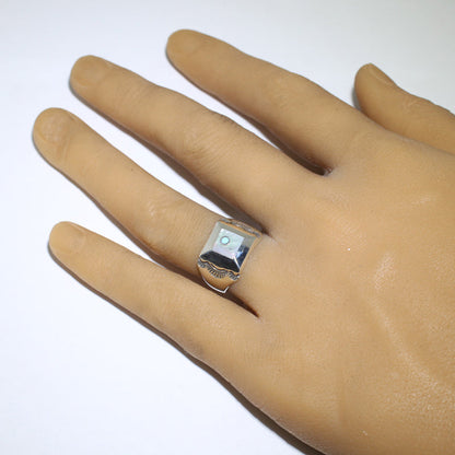 Cincin Inlay oleh Veronica Benally - 7