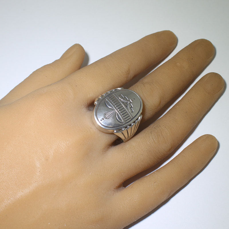 Серебряное кольцо от Чарли Джона, размер 12
