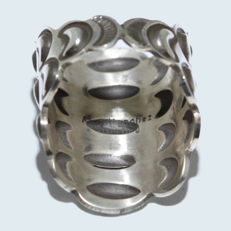 एलेक्स सांचेज़ की चाँदी की अंगूठी, आकार 10