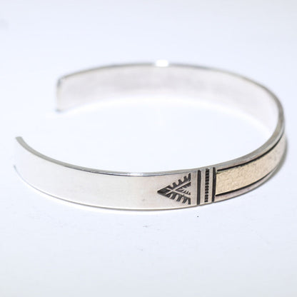 Gelang Perak/14K oleh Amos Murphy 5-7/8"