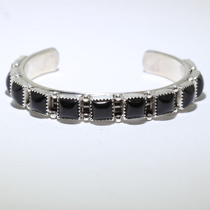 Bracciale in Onice di Phillip Yazzie 5-3/8"